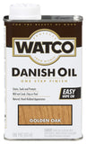 Watco 65151H Danish Oil Wood Finish, Pint, Golden Oak