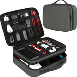 MATEIN Electronics Organizer Travel Case, Large Cable Storage Bag, Water Resistant Carrying Case with Handle, Tech Organizer for