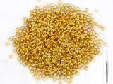 Pamir Tong 1000pcs 4mm Gold Round Crimp Beads, Copper Rondelle Space Stopper Beads Clamp Ends Metal Bead Spacers for DIY Jewelry
