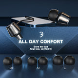 Lightning Headphones for iPhone 13 14 12 Pro Max MFi Certified Lightning Earbuds with Mic Noise Isolation Stereo Bass in-Ear Hea