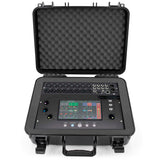 CASEMATIX Hard Travel Case Compatible with Allen & Heath CQ-18T Digital Mixer and CQ-12T With Customizable Foam Interior & Prote