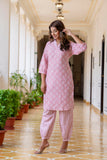 Lookmark Women'S Latest Printed Cotton Blend Straight Kurta And Afghani Pant Set Perfect For Casual And Office Wear (Az-Lm-P1-Ks2070 Peach-Xl)