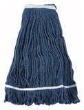 Winco Yarn Mop Head, 32Ounce, 4 Ply Loop End, Blue