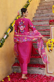 Gosriki Women'S Rayon Blend Printed Straight Kurta With Pant & Dupatta (Sanskrit Rani-Gs_L_Pink_Large),Pink,,B0CZPBDD2C