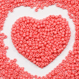 4mm Watermelon Red Seed Beads About 1600pcs/110Grams in Bag,6/0 Glass Craft for Making Earrings, Waist Jewelry, DIY Handmade See
