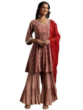 Libas Women'S Pure Cotton Kurta Set (366390R