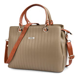 Adisa Texture Stripes Handbag Shoulder Bag For Women And Girls With Sling Belt (Ad4074-Meh),Olive Green,,B0DPLJM819