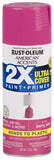 RustOleum 327876 American Accents Spray Paint, Gloss Berry Pink, 12 Ounce