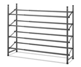 Whitmor 4-Tier Shoe Rack Gunmetal Gray