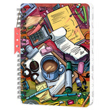 Jhingalala Diaries Workspace Design Thick Cover Wiro Notebook Diary With Dangler I Spiral Notebook With Calendar 2025 And 2026