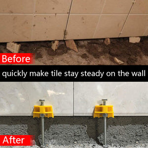 10 Packs Wall Tile Leveling Apparatuses Portable Tile Lifting Tool Adjustable Height Locator For Building Walls & Floors, Doors