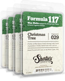 Shortie's Candle Company Christmas Tree Wax Melts Bulk Pack - Formula 117-4 Highly Scented 3 Oz. Bars (12 Oz. Total) - Made with