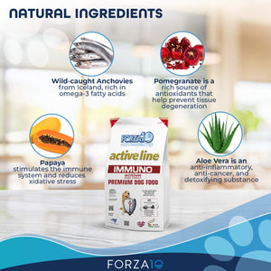 Forza10 Active Immuno Support Diet Dry Dog Food, For Adult Dogs, Limited Ingredient Dog Food, 8 Pound Bag