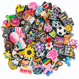 Silicone Focal Beads,15 Pcs Random Different Silicone Beads for Keychain Making Cute Focal Bead Bulk for Beaded Pens Keychain Ma