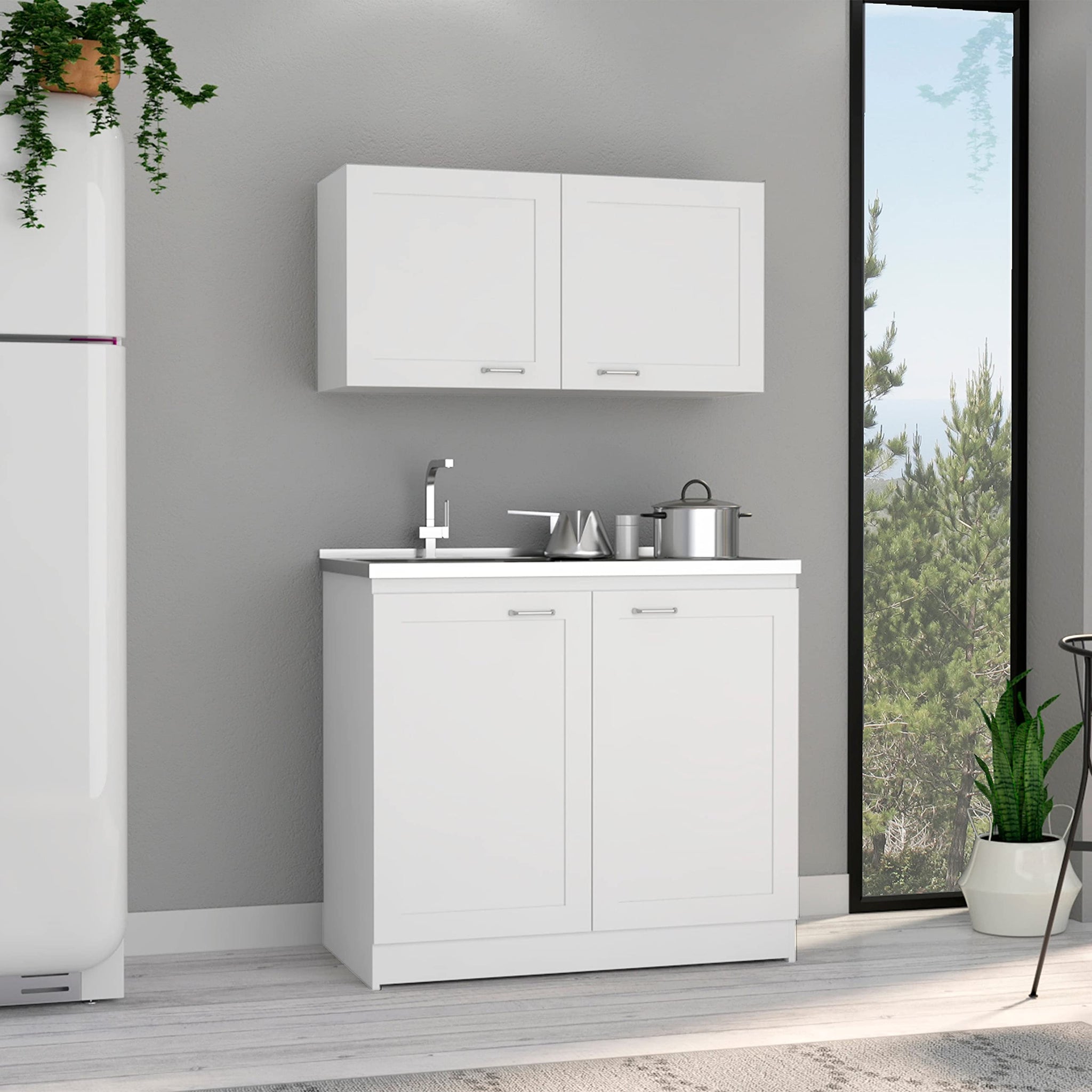 Zurich Cabinet Set -Kitchen -White