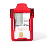 Identity Stronghold Secure Badge Holder Classic, Red (IDSH1004001Bred)