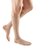 mediven Plus for Men & Women, 2030 mmHg Calf High Compression Socks with Silicone Top Band, Closed Toe Leg Circulation, Opaqu