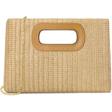 Tavaleu Clutch Purses For Women Top Handle Straw Summer Handbags Crossbody