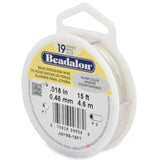 Beadalon 0.018 (0.46 mm) 15 ft (4.6 m) Silver Color Bead Stringing Wire