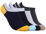 Fabdon MenS And WomenS Cotton Solid Low Cut Loafer No Show Socks (Free Size) Pack Of 4 Pair (Multi Color)
