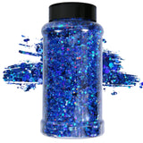 TORC 1 Pound Royal Blue Holographic Glitter 16 oz Mix Chunky Glitter Bulk for Resin Craft Cosmetic Art Festival Decoration