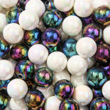 ANCADN 16mm Acrylic Beads 100pcs Chunk Bubblegum Bead Beads for Pens for Necklace Jewelry Bracelets DIY Crafts Making (Colorful)