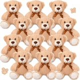 Zhanmai 12 Pcs 14 Inch Bear Stuffed Animal Bulk Operation 2025 Graduation Gifts Bulk Plush Stuffed Bear for Bridal Anniversary S