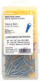 The Hillman Group 373516 Plastic Anchor Kit, 1 Count (Pack of 1), No Color