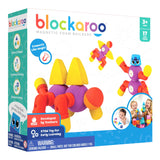 Blockaroo Magnetic Foam Blocks - Stem Preschool Toys For Children, Toddlers, Boys And Girls, The Ultimate Bath Toy - Critter Set
