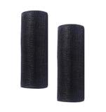 10 inch x 60 feet(20 Yards)-YYCRAFT Poly Mesh Ribbon for Decoration/Wreath Making Craft(Black,No Metallic Foil)
