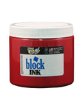 Handy Art 301-020 Water Soluble Block Printing Ink Jar, Red, 16-Ounce