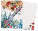 Lissom Design Matchbook Notebooks Memo Pad with Magnetic Closure and Refillable Ballpoint Pen Mini Pocket Notepad Pen Set, 2P