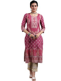 Libas Women'S Crepe Regular Kurta (29263_Rust