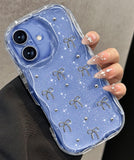 Toycamp for iPhone 16 Case Cute - Women Girly Girls Glitter Phone Cover 16 Kawaii Sparkle Bling Shine Aesthetic Pretty Unique Wa