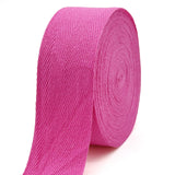ZHFMLY 1.5 Inch Rose Herringbone Webbing - 12 Yards Cotton Twill Tape Ribbon for Sewing, Binding Trim, DIY Crafts, Gift Wrapping