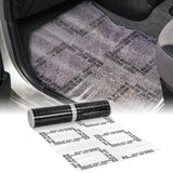 Nuanchu 4 mil Auto Adhesive Plastic Floor Mat 21 x 200' Car Care Products Carpet Protector Film Roll Sticky Car Floor Mats Perfo