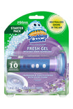 Scrubbing Bubbles Fresh Gel Toilet Bowl Cleaning Stamps, Helps Keep Toilet Clean and Helps Prevent Limescale & Toilet Rings, Lav