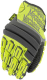 Mechanix Wear: Hi-Viz M-Pact 2 Work Gloves (Small, Fluorescent Yellow)
