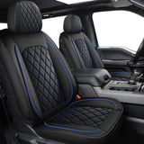 MIROZO Seat Covers Full Set,Waterproof Faux Leather Seat Covers Automotive Seat Covers Car Seat Protector for SUV Pick-up Truck 