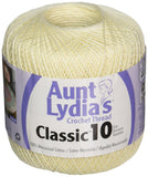 Aunt Lydia Classic Crochet Thread, 10, Cream