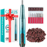 COSLUS Cordless Nail Drill Electric File: Professional for Acrylic Gel Dip Powder Nails Portable Nail Drill Machine Kit for Mani
