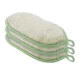 OGGI Bambou OdorFree Kitchen Sponges Natural Kitchen Sponges for Dishes, 91% BambooDerived Rayon Cellulose Fiber, Reusable, 