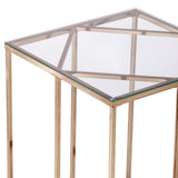 Sei Furniture Nicholance End Table, Champagne
