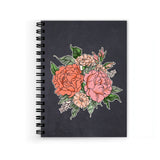 Plan To Gift Flower Is Texture Spiral Wiro Unruled Blank Pages Notebook Diary Journal Drawing Book SizeA5(6X9 Inches) (Flower I