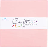 Confetti Cotton Solids Pretty in Pink 42 10-inch Squares Layer Cake Riley Blake 10-120-PRETTYPINK-42