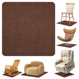 Recliner Pads for Hardwood Floors Non Skid, 35x35 Furniture Pads Floor Mats for Carpet, Anti Slide Office Chair Mat for Floor Pr