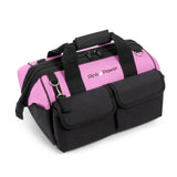 Pink Power Pink Tool Bag for Women 16 Tool Tote Bag w/ 22 Storage Pockets Womens Small Tool Bag Ladies Tool Box for Hand Too