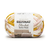 Bernat Blanket Extra Thick Plantain Yarn - 1 Pack of 21.12oz/598.74g - 100% Polyester - #7 Jumbo - 72 Yards - Chunky Yarn for Ha