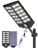 Gefolly SL-9800W Solar Street Lights Outdoor, 860000LM Commercial Parking Lot Light, 6500K Dusk to Dawn IP67 Security Flood Ligh