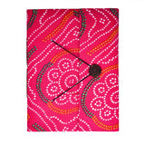 Hardbound Cloth Book With Elastic